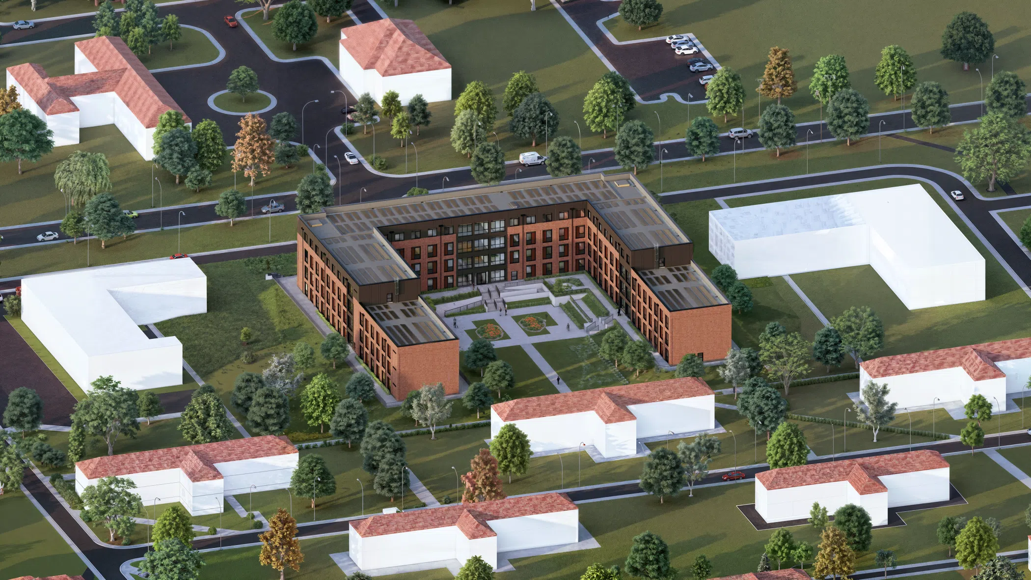 New Army Accommodation Under Construction at Baker Barracks